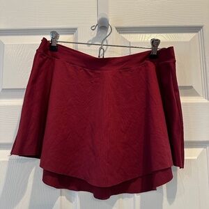Body Wrappers Adult Audition Skirt 2X Burgundy